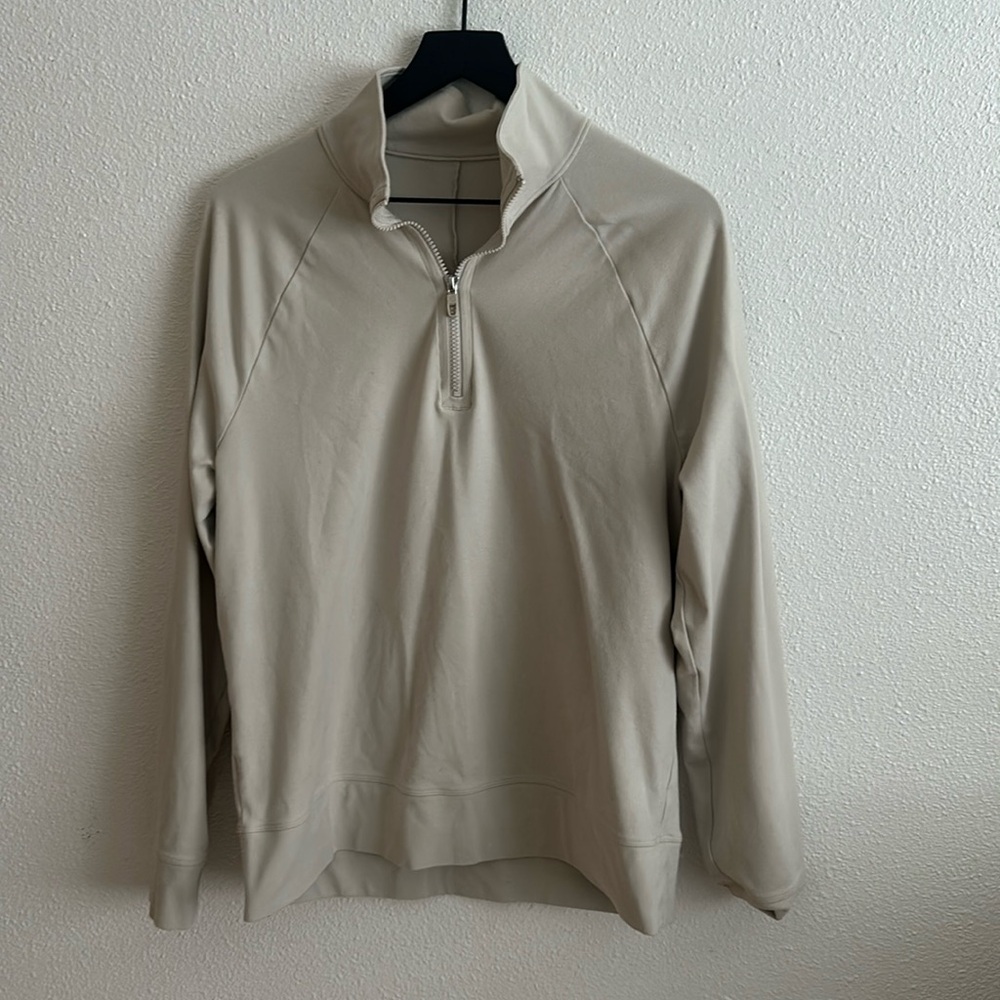 Lululemon heavyweight crepe half zip